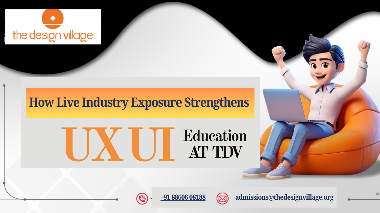 How Live Industry Exposure Strengthens UX UI Education at TDV?