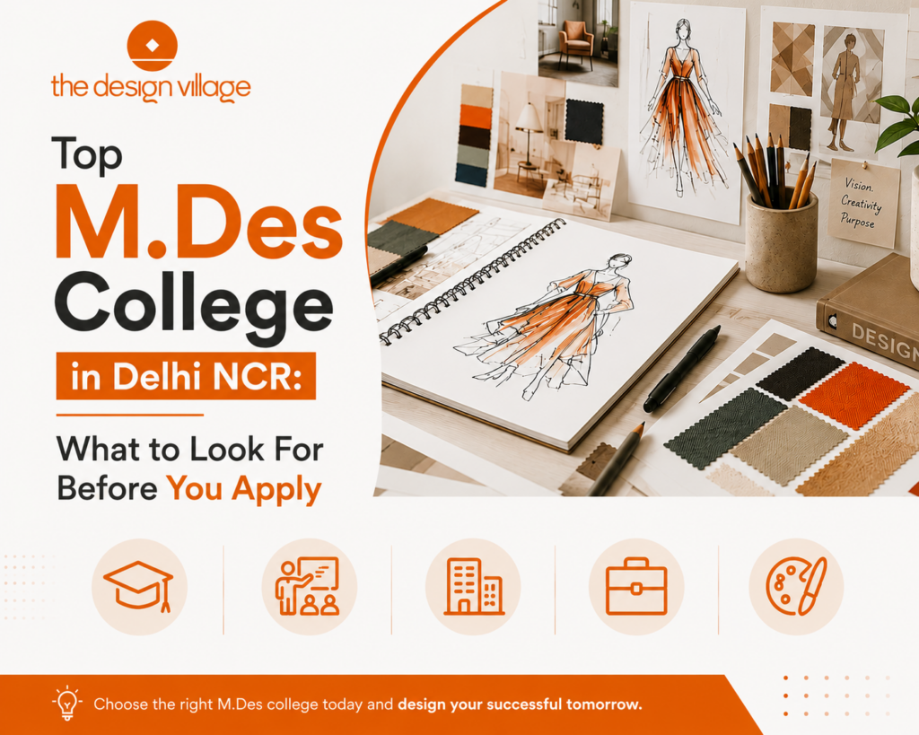 M.Des Colleges in Delhi NCR Admission, Fees & What to Expect